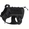 Dog Harness,Tactical Dog Harness with Handle,No-Pull Service Dog Vest with Hook & Loop Panels,Adjustable Dog Vest Harness for Wa